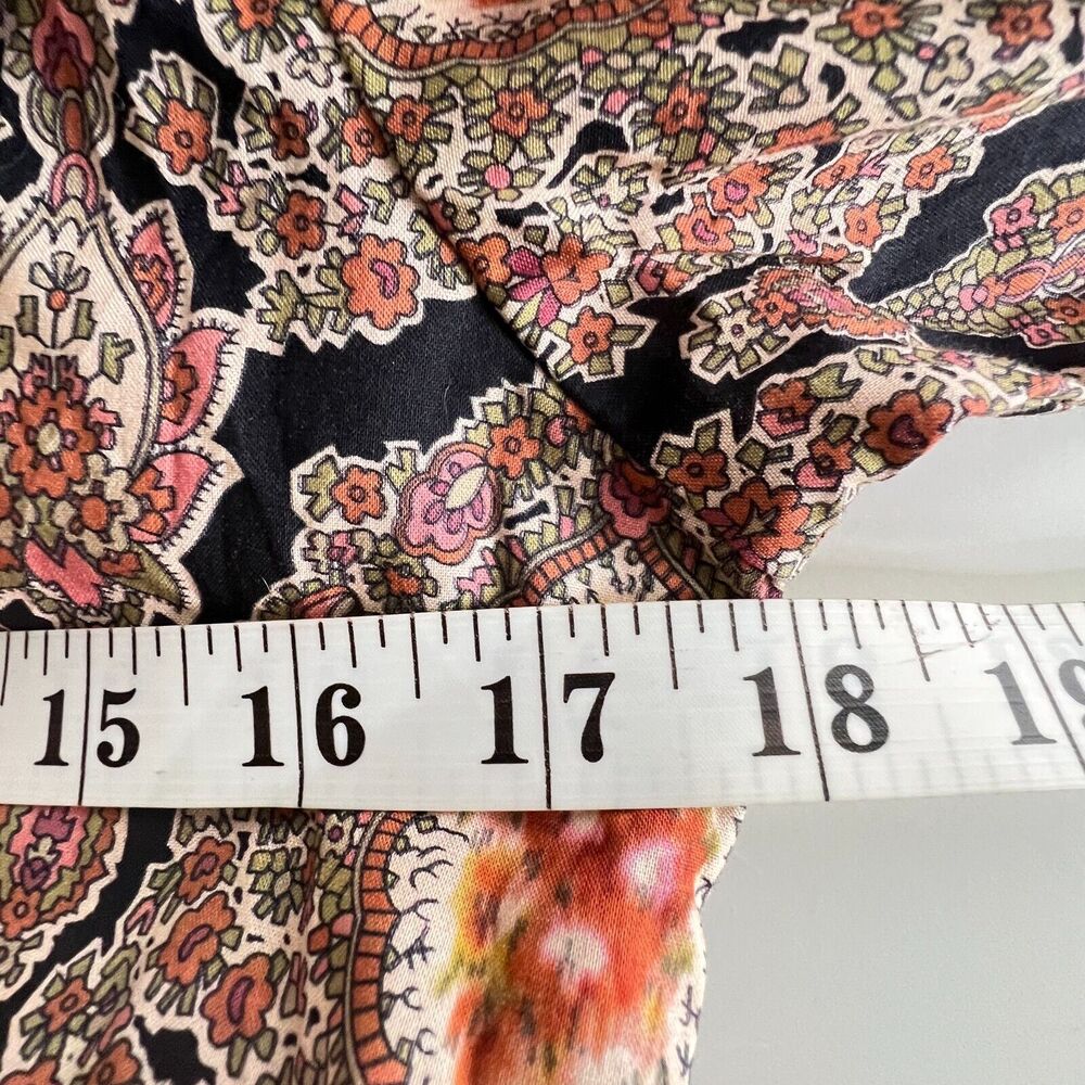 Anthropologie Kristinit Floral Maxi Dress Size Small Tiered - Picture 11 of 13